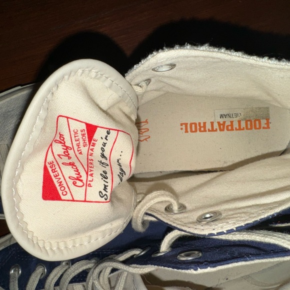 Converse High-Tops All Star in Blue and Cream - Picture 15 of 15